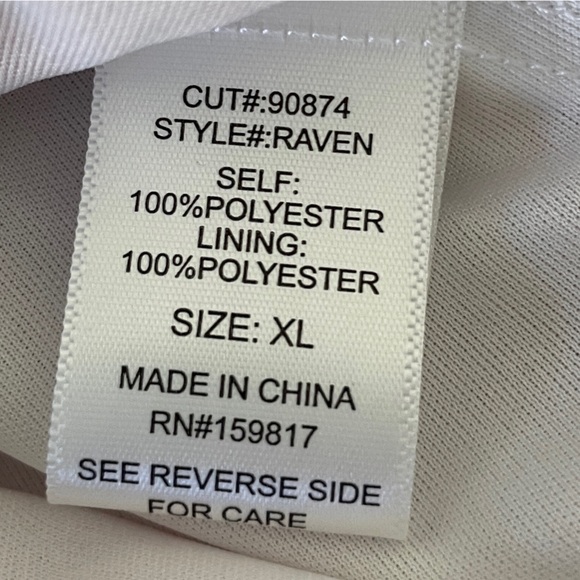 ALTAR’D STATE XL Balloon Sleeve Seersucker Floral Eyelet White Pink Blouse - Picture 6 of 7